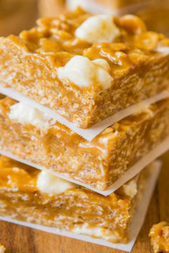 No-Bake Peanut Butter Marshmallow Cereal Bars