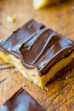 Chocolate-Covered Microwave Peanut Brittle
