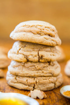 Soft and Puffy Pumpkin Spice Honey Cookies