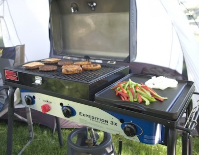 Expedition 3X Triple Burner Stove with Griddle