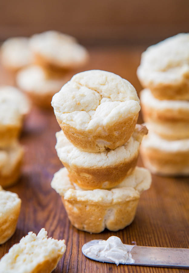 Soft Baked Mini Cream Cheese Puffs - Easy Recipe Ready in 15 minutes from averiecooks.com