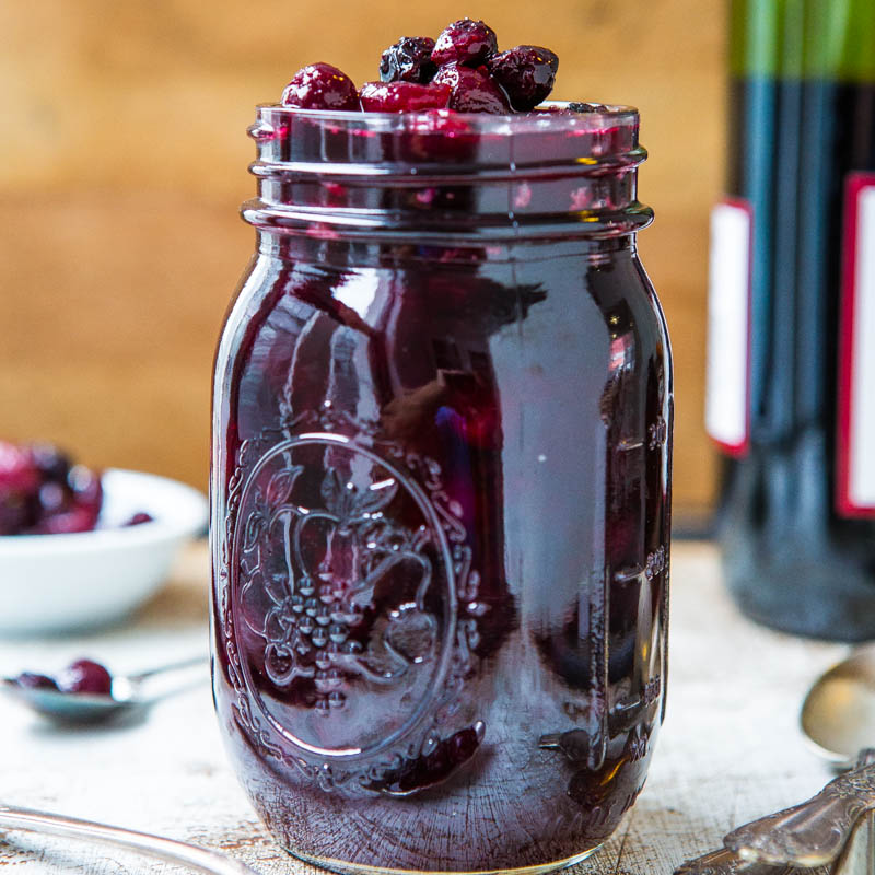 Cabernet Cranberry and Blueberry Sauce