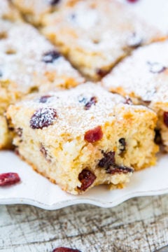 Cranberry White Chocolate Chip Bliss Cake