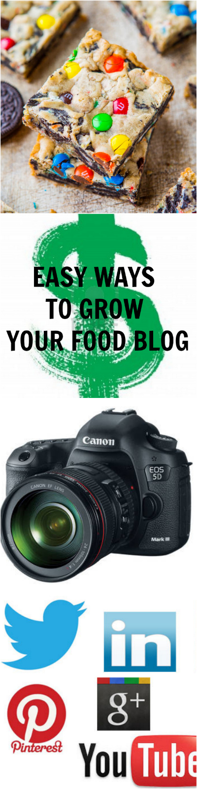 Easy Ways to Grow Your Food Blog - Easy, free, tips & tricks to bring readers to your site!