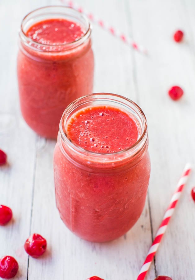 Cherry Revitalizer Smoothie (vegan, GF) - Gives you energy and leaves you feeling refreshed and revitalized! 