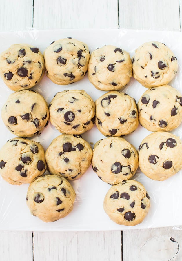 The Best Soft and Chewy Chocolate Chip Cookies — One of my absolute favorite recipes for chocolate chip cookies thanks to a special ingredient! Just one bite and I think you'll agree!!