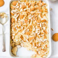 Tips for Making Old-Fashioned Banana Pudding I used ripe bananas, but not over-ripe. Save those really freckled and speckled ones for banana bread. They will just disintegrate and biting into slightly firm banana slices is the goal. I used Reduced Fat Nilla Wafers for two reasons. First, the obvious to save calories and fat when possible so you can eat more dessert. Secondly, the Reduced Fat variety are firmer, crunchier, and don't turn to mush as easily, an advantage here.  If desired, you can top this homemade banana pudding with whipped cream as well as crushed Nilla Wafers. Make it however you grew up eating it! 