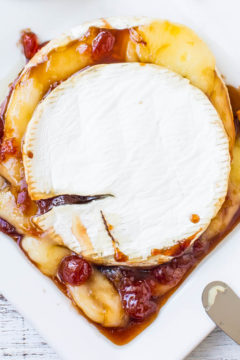 The Best Baked Brie with Balsamic Cherries