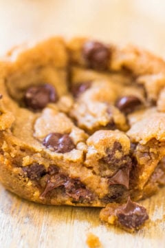 Peanut Butter Chocolate Chip Cookie Cups