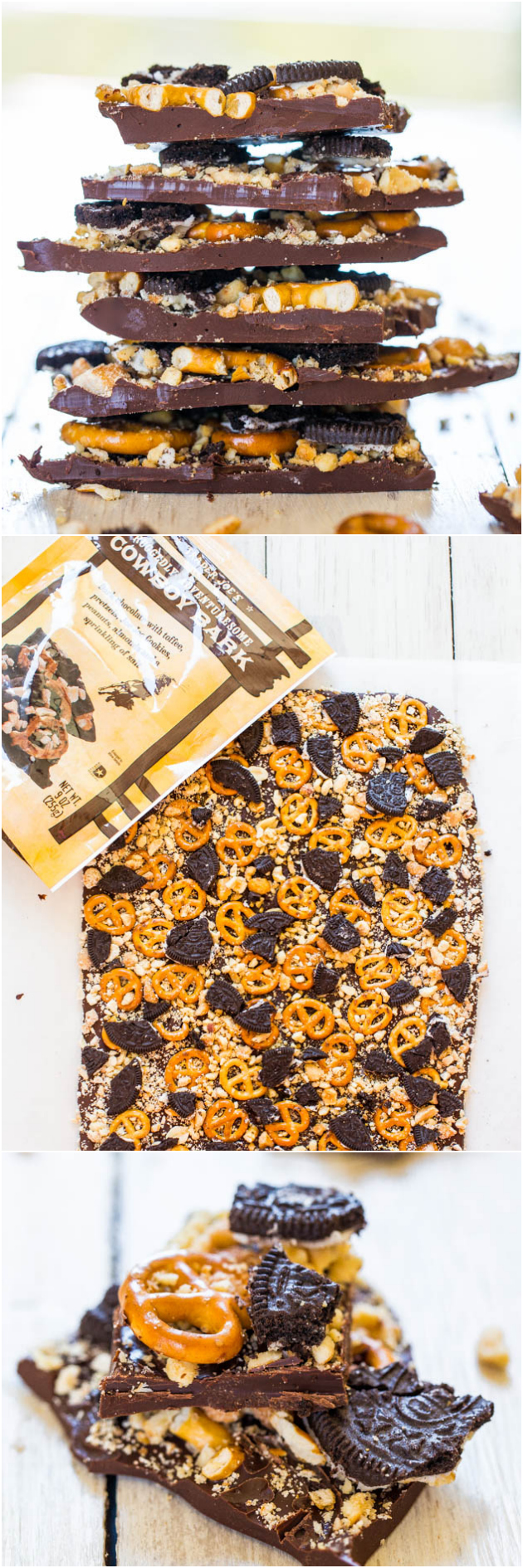 Cowboy Bark: Trader Joe's Copycat Recipe - Just like the real thing & ready in 5 minutes. Salty-and-sweet & supremely good!