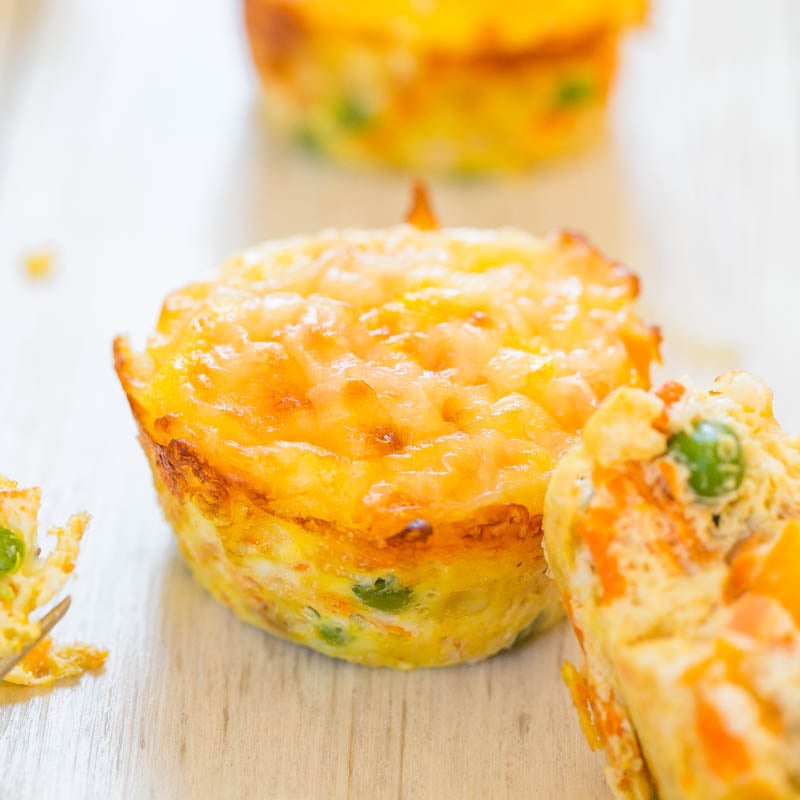 Healthy Egg Muffin Cups - Only 50 Calories, Freezer Friendly