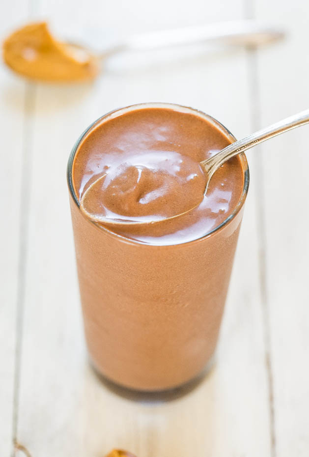 Thick and Fudgy Chocolate Peanut Butter Smoothie 