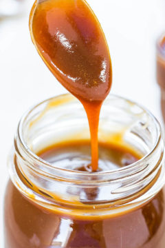 The Best and Easiest Homemade Salted Caramel Sauce