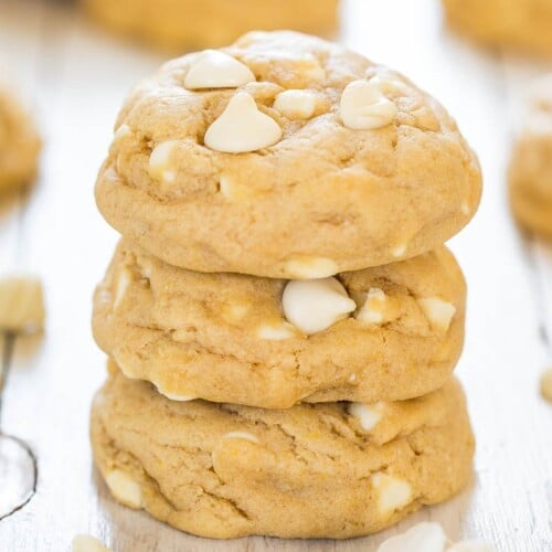 Cream Cheese White Chocolate Chip Cookies Recipe Averie Cooks