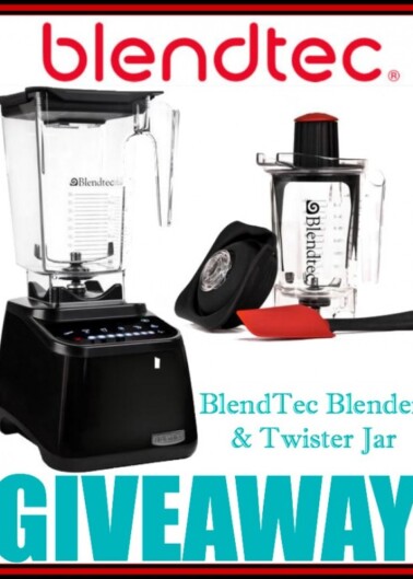 Win a blendtec blender and twister jar in this giveaway.