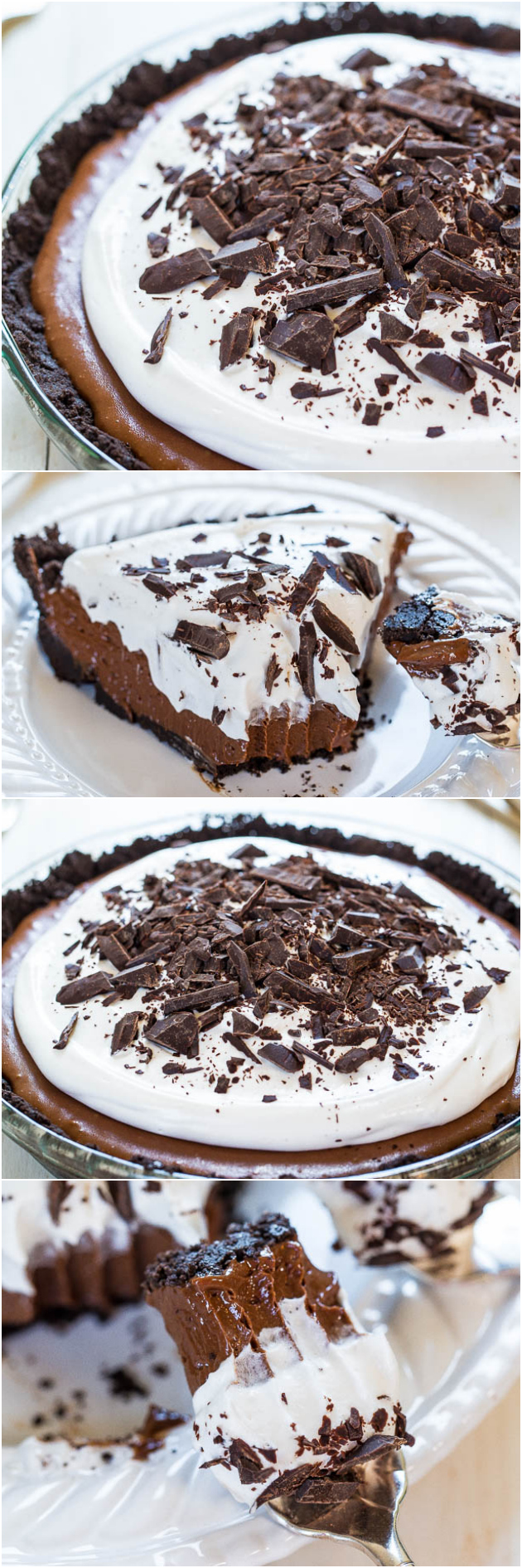 The Best French Silk Pie - Homemade French Silk is the most amazing thing ever! You HAVE to make this! Beyond words how crazy good it is!!