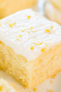 Lemon Buttermilk Cake with Lemon Glaze