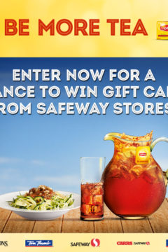 Be More Tea with Lipton at Safeway