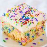 Funfetti Cake with Vanilla Buttercream Funfetti Frosting
