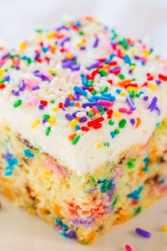 Easy Homemade FUNFETTI®-Inspired Cake with Vanilla Buttercream