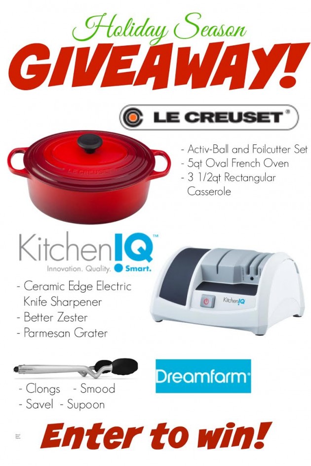 Holiday Season Le Creuset and More Giveaway
