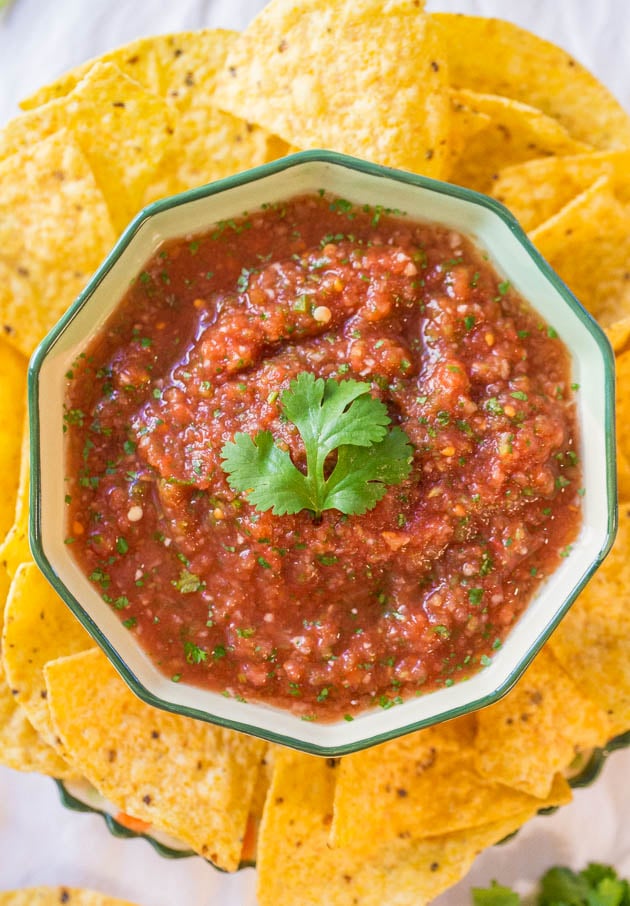 How to make salsa at home in a blender 
