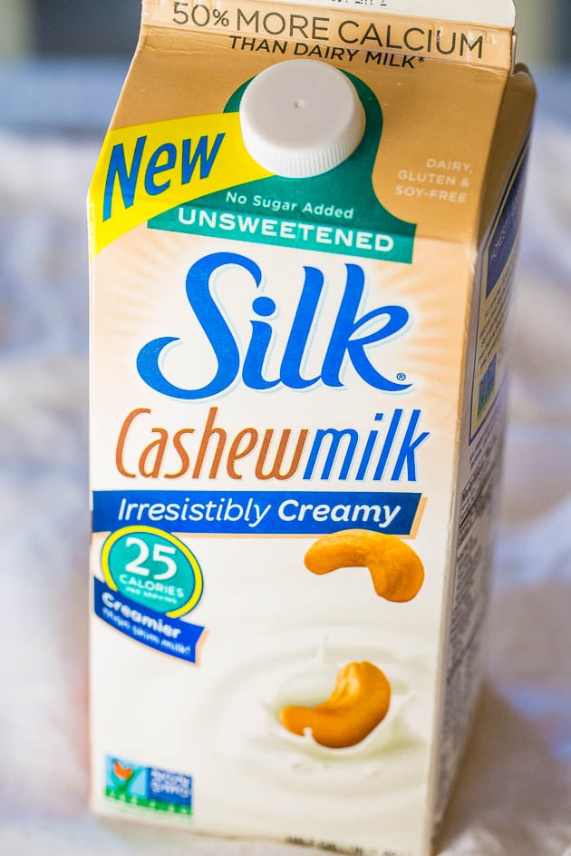 carton of Silk Cashewmilk