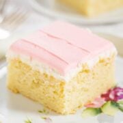 Yellow cake from scratch