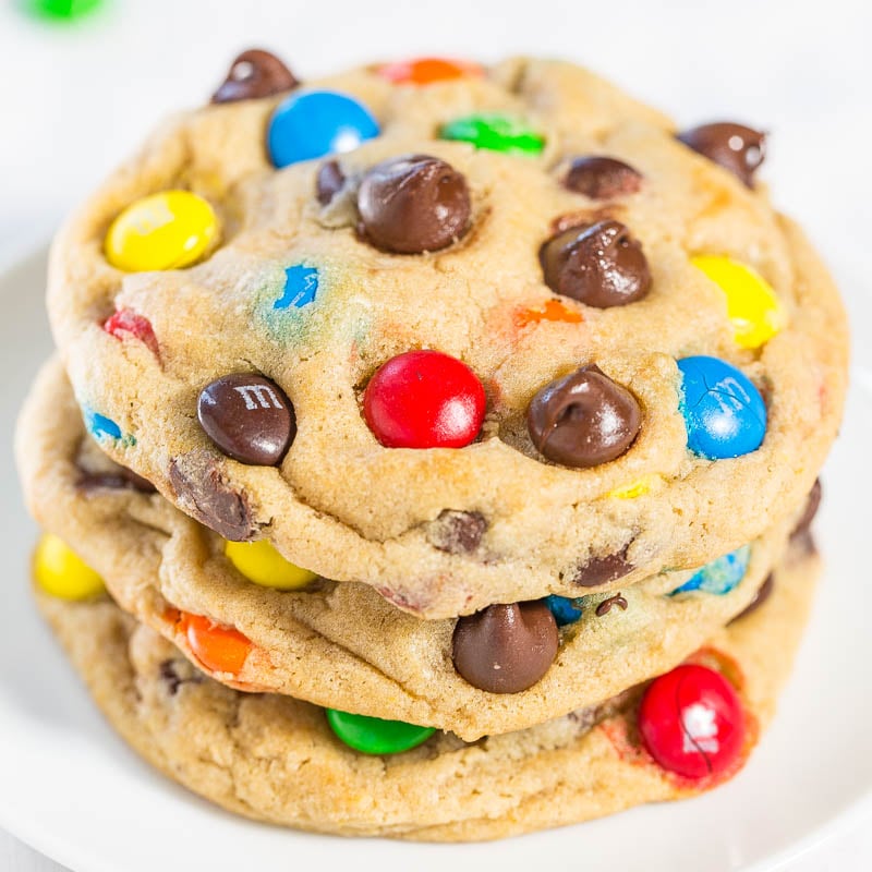 The Best Soft and Chewy M&M'S Cookies - Averie Cooks