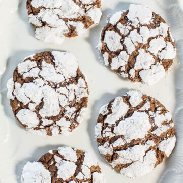 Chocolate Crinkle Cookies - Averie Cooks