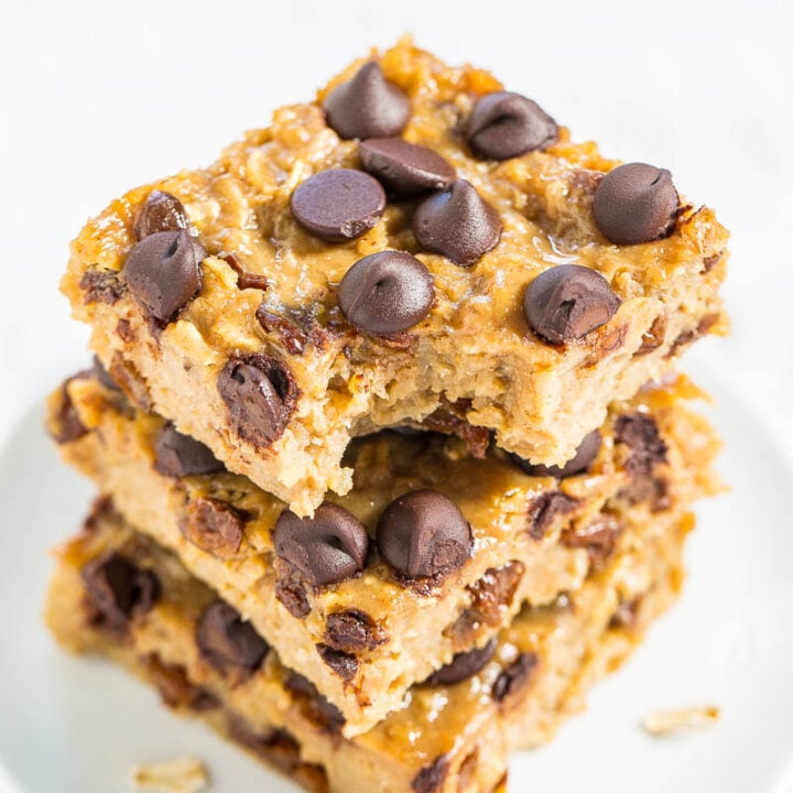 Oatmeal Peanut Butter Chocolate Chip Bars