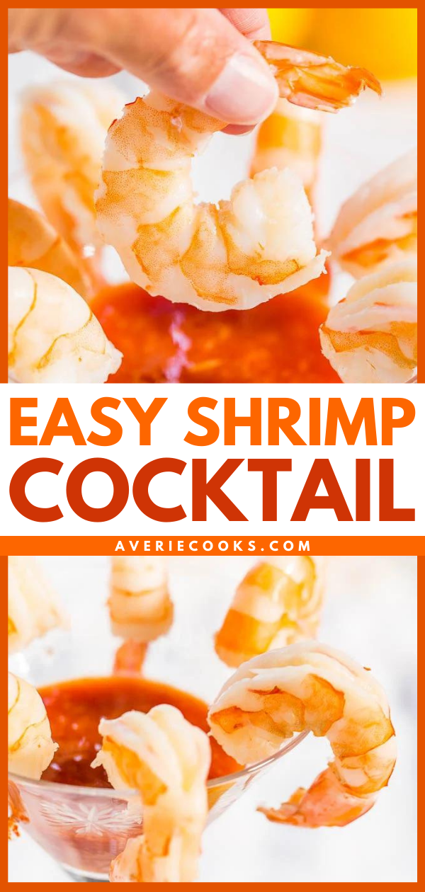 Shrimp Cocktail — Shrimp cocktail is a quintessential appetizer that’s so easy to make and is ready in minutes. You'll never buy ore-made shrimp cocktail again! 