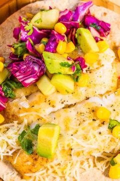 Easy 15-Minute Fish Tacos with Avocado Corn Salsa
