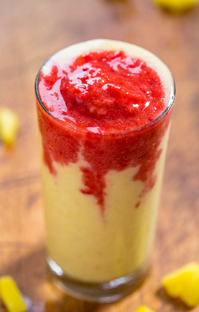 Strawberry Pineapple Banana Lava Flow Smoothie Averie Cooks,What Is Rsvp Stand For