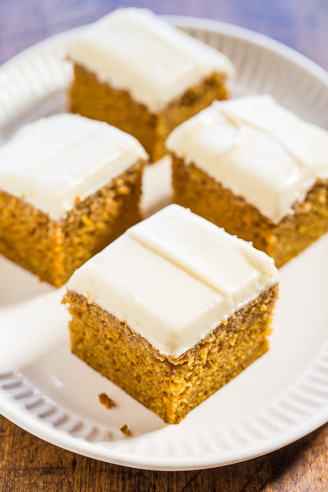Easy Pumpkin Spice Cake with Cream Cheese Frosting