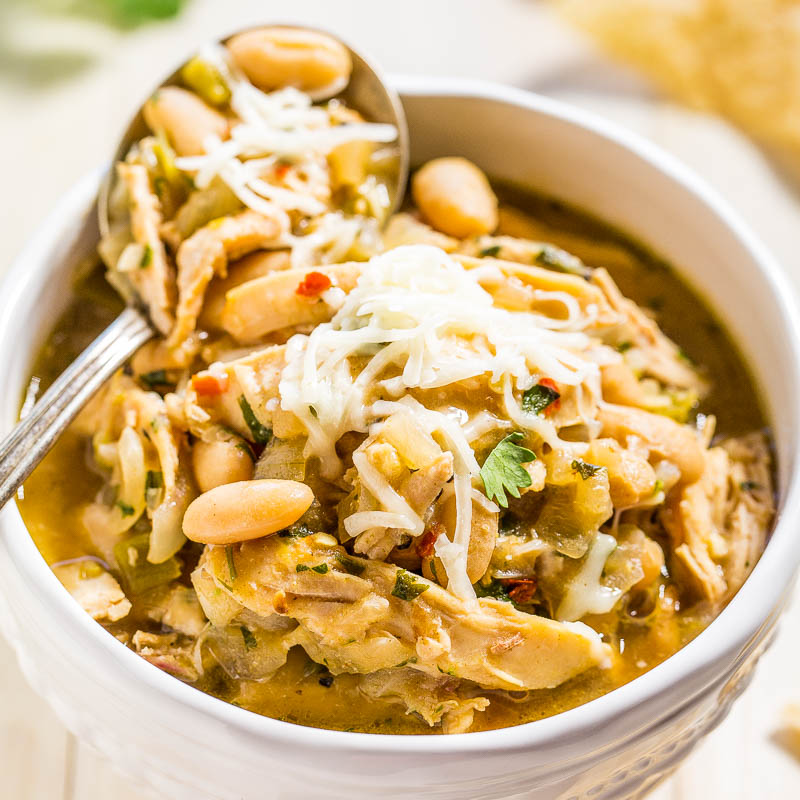 White Chicken Chili (+ video) - Family Food on the Table