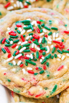 Softbatch No-Roll Holiday Sprinkles Cookies
