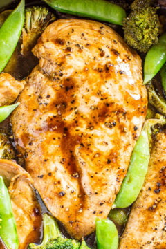 One-Skillet Balsamic Chicken and Vegetables