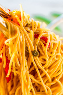 Easy Sweet and Sour Asian Noodles