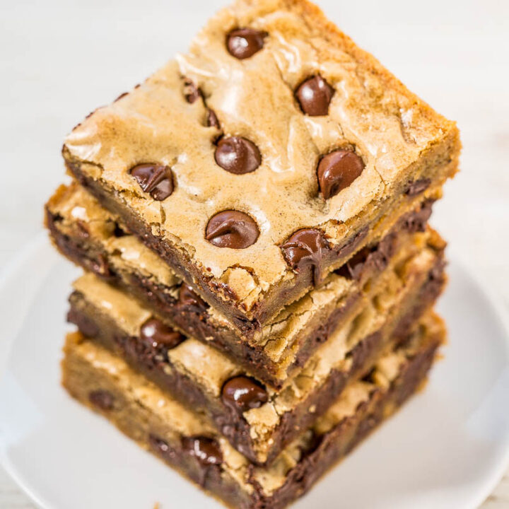 Browned Butter Chocolate Chip Blondies