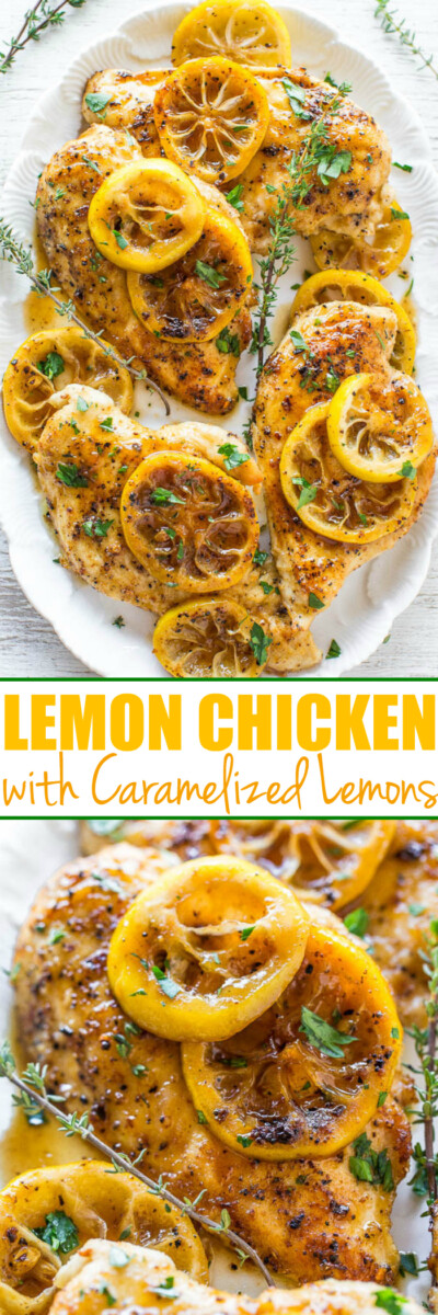 Skillet Lemon Pepper Chicken Recipe (So Easy!) - Averie Cooks