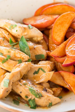 Apple Cider Chicken with Caramelized Apples