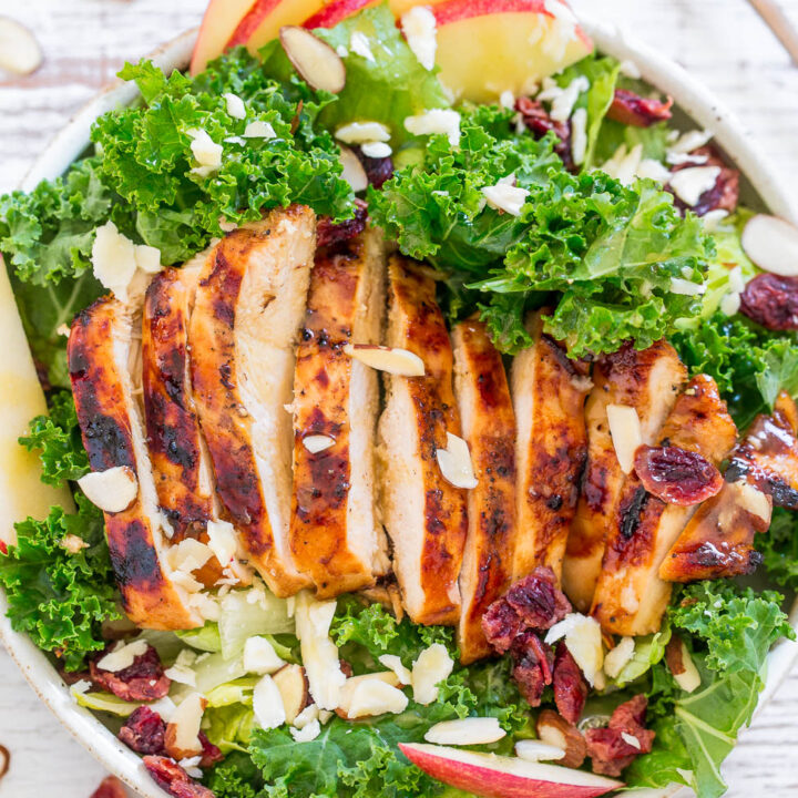 Apple, White Cheddar, and Grilled Chicken Salad