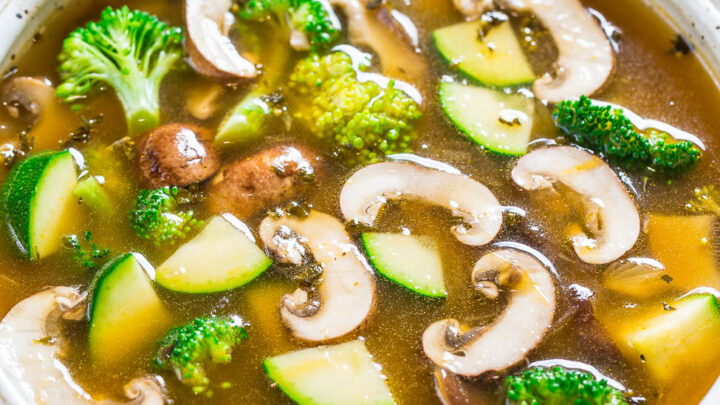 Easy 30 Minute Vegetable And Mushroom Soup Averie Cooks
