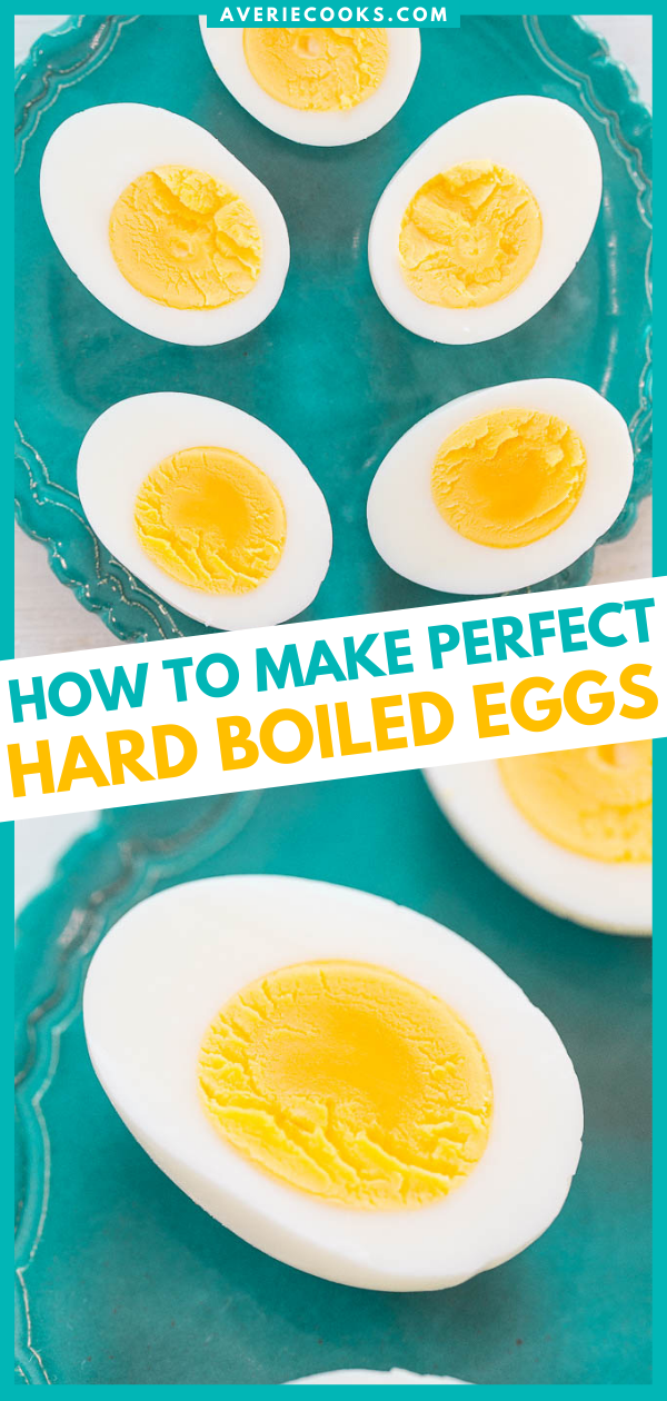 How to Make Hard Boiled Eggs — Want to know how to make perfect hard boiled eggs every single time? In this post, I'm breaking down the BEST way to make hard boiled eggs.
