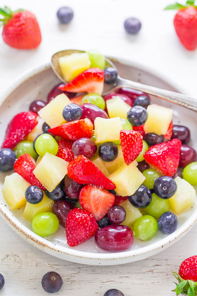 How to Make Fruit Salad with or without alcohol