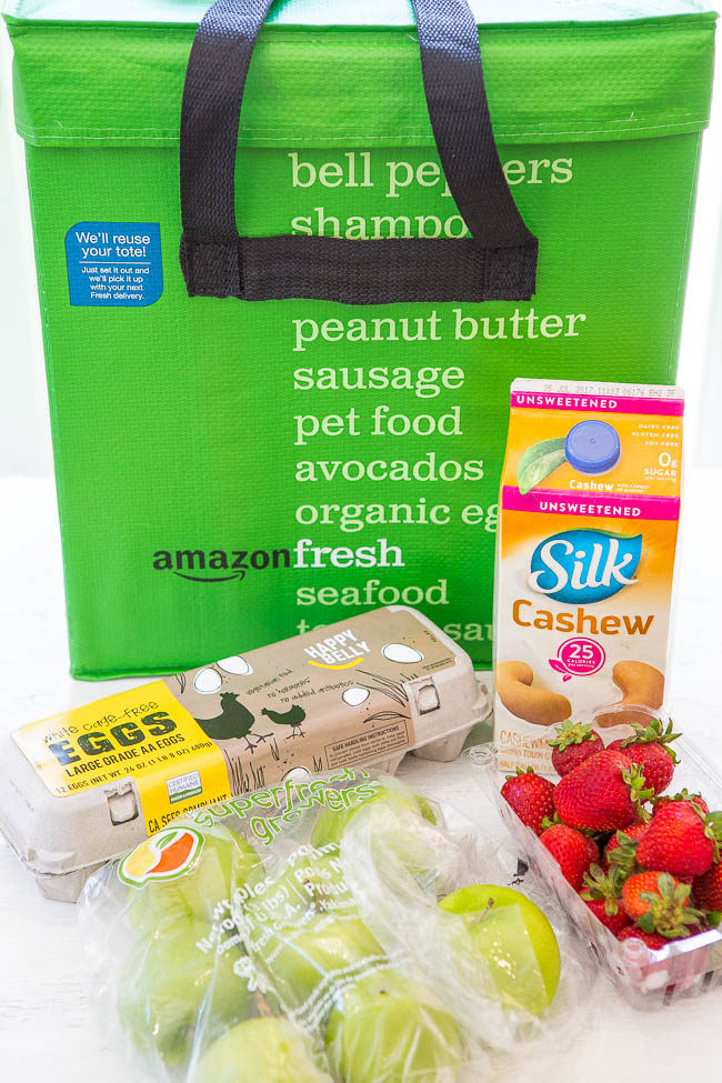 Amazon Fresh $100 Summer Sizzler Giveaway - Skip the checkout lines, parking lots, running around, and have groceries delivered to your door!! Enter to win a $100 gift card to try out the most CONVENIENT way to shop!!