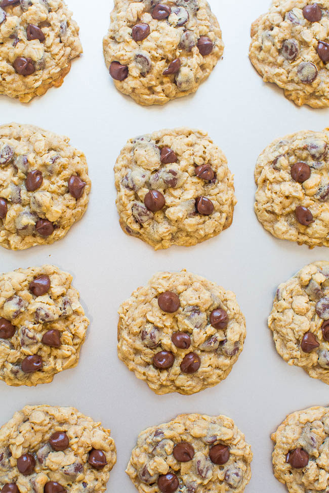 One-Bowl, No-Mixer, No-Chill Oatmeal Cookies