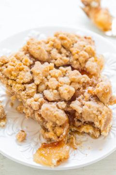 Sugar Cookie Apple Crumble Cheesecake Pie