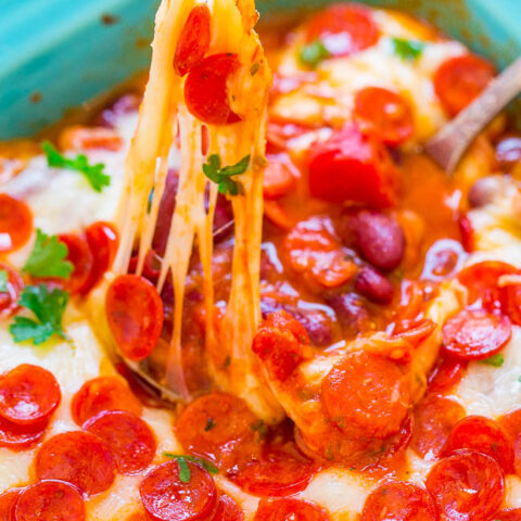 Pepperoni Pizza Baked Beans 
